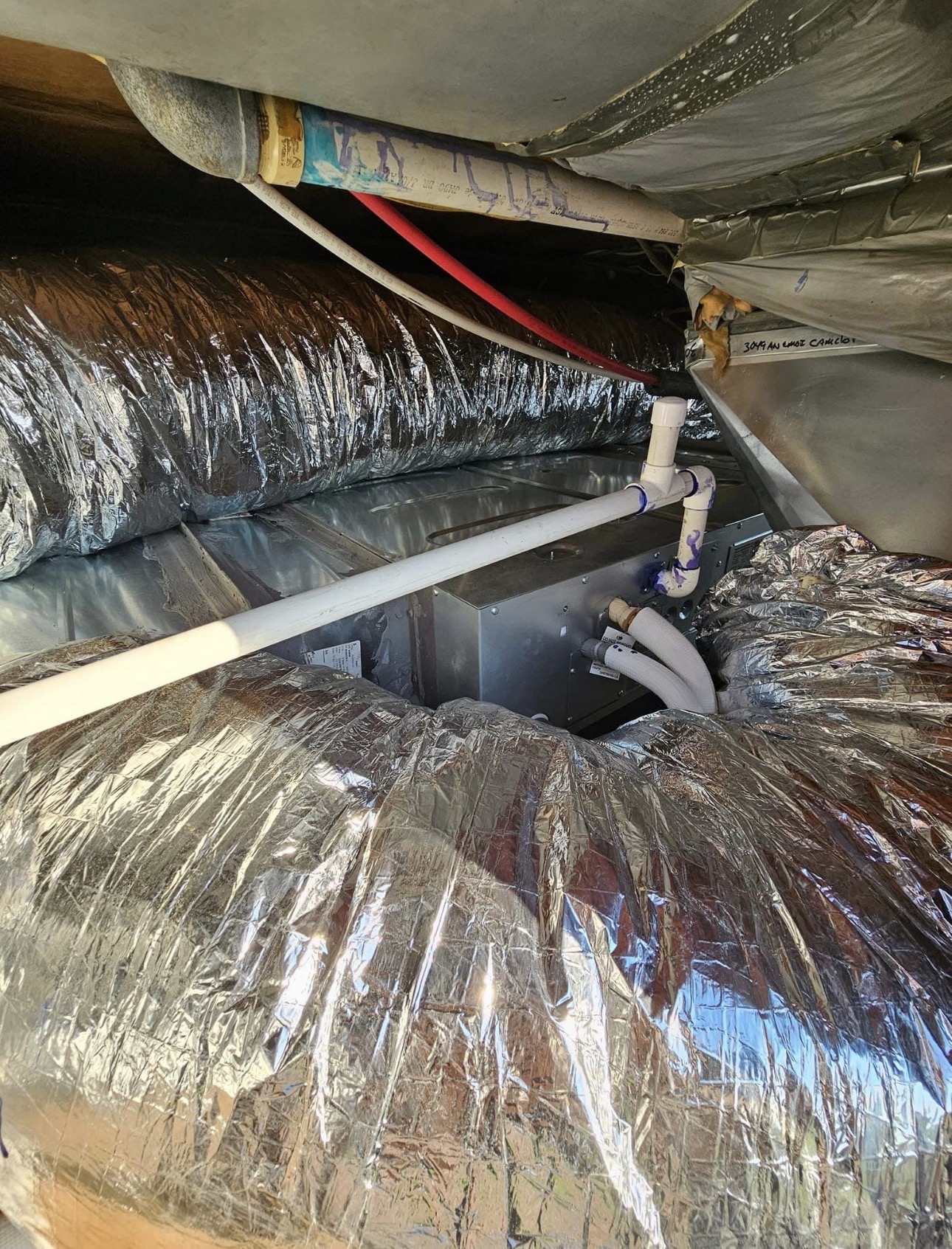 Crawlspace Ductwork Installation